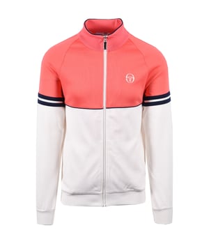 Sergio Tacchini Orion Track Top in Pink/White

Embrace classic sportswear style with a vibrant twist in the Sergio Tacchini Orion Track Top, presented in a striking Pink/White colourway. This full-zip track top delivers a nostalgic nod to iconic tennis apparel while remaining effortlessly contemporary. Whether you're hitting the tennis court, running errands, or simply seeking a stylish casual layer, the Sergio Tacchini Orion Track Top is a versatile addition to your wardrobe. 
 
Features

60% Polyester, 40% Cotton
Classic Design: Timeless track top silhouette.
Full-Zip Closure
Stand Collar: Provides added warmth and a smart look.
Sergio Tacchini logo on the chest.
Contrast Tipped Detail: Across the chest for a standout look.
Double-Stripe Sleeves
Style code: STM14594