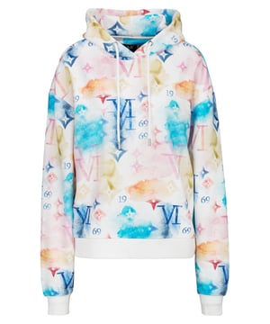 KARA ICON Damen-Hoodie – Oversize Hoodie mit Allover-Print & Kapuze. Perfekt für Streetwear & ausgefallene Looks. Jetzt entdecken!  Der 19v69 ITALIA Hoodie *KARA ICON* überzeugt mit einem trendigen Farbverlauf und einer lässigen Oversized-Passform. Die weiche Baumwollmischung sorgt für hohen Tragekomfort, während die Kapuze zusätzlichen Schutz bietet – perfekt für stylische Casual-Looks.