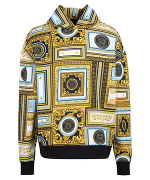 De 19v69 ITALIA heren hoodie *QUENTINO* maakt indruk met zijn unieke patroon en moderne ontwerp. Het zachte katoen maakt hem comfortabel om te dragen, terwijl de losse pasvorm bewegingsvrijheid biedt. Perfect voor stijlbewuste mannen die op zoek zijn naar een trendy look.
