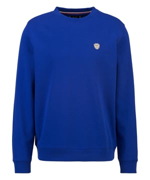 Das 19v69 ITALIA Sweatshirt *NICO* überzeugt mit schlichter Eleganz und hohem Tragekomfort. Der weiche Baumwoll-Polyester-Mix sorgt für eine angenehme Haptik, während der klassische Rundhalsausschnitt und der Regular Fit eine perfekte Passform bieten – ideal für Freizeit und Alltag.