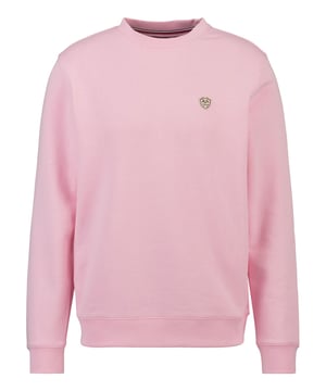 Het 19v69 ITALIA sweatshirt *NICO* maakt indruk met zijn eenvoudige elegantie en hoge comfort. De zachte katoen-polyestermix zorgt voor een aangenaam gevoel, terwijl de klassieke ronde halslijn en de normale pasvorm een perfecte pasvorm bieden, ideaal voor vrije tijd en dagelijks gebruik.