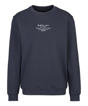Het Replay sweatshirt biedt een casual, moderne look en ultiem comfort. Met zijn zachte materiaal en klassieke ontwerp is het perfect voor ontspannen dagen of sportieve activiteiten. Veelzijdig, zorgt het voor een coole en comfortabele stijl.