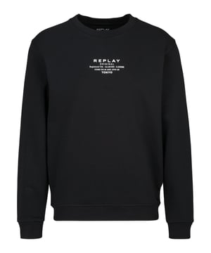Het Replay sweatshirt biedt een casual, moderne look en ultiem comfort. Met zijn zachte materiaal en klassieke ontwerp is het perfect voor ontspannen dagen of sportieve activiteiten. Veelzijdig, zorgt het voor een coole en comfortabele stijl.