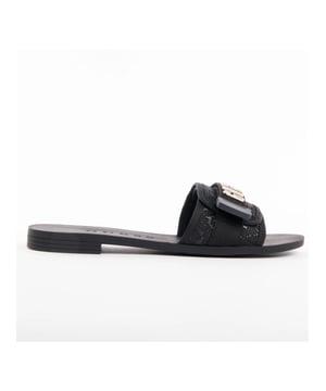 Guess Elyze 3 Damen Clogs schwarz, synthetisch. Authentischer Schuh der Marke Guess - Streetwear/Sportswear-Design von Guess - Guess für modebewusste Frauen, perfekt für den Alltag - Die schwarzen Guess Clogs lassen sich hervorragend mit dem Rest Ihrer Garderobe kombinieren - Bequeme synthetische Materialien - klassische Schnürsenkel - Elyze 3 - Synthetisch.
