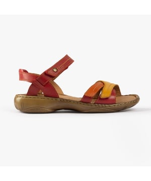 Josef Seibel DEBRA 62 Sandalias para Mujer Rubin-Multi

* Material Superior: Cuero
* Material Interior: Cuero
* Material de Suela: Caucho
* Cierre: Velcro
* Características: Comodidad, Ligereza
* Ancho del Zapato: Regular
* Peso del Artículo: 0.5 KG
* Altura del Tacón: Plano (Menos de 2.5 cm)
* Estilo de Sandalia: Punta Abierta
* En Caja de Regalo: No
* Código del Producto: 76762-476472