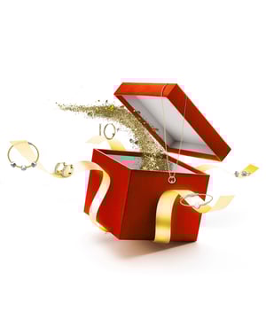 Samenstelling: Messing Afwerking: 18k verguld Soort steen: Oostenrijks kristal Kleur steen: Kristal Afmetingen (mm): 230 x 205 Het is zo leuk om elke dag uit te kijken naar Kerstmis en een cadeautje te ontdekken in je adventskalender. Wilt u liever zelf een adventskalender maken? Wij hebben aan u gedacht met deze selectie van 24 juwelen… Om uzelf een plezier te doen of om cadeau te doen. In plaats van een adventskalender te kopen, kunt u er zelf een maken! 24 juwelen, willekeurig geselecteerd uit onze huidige voorraad en collecties, om in uw eigen adventskalender te plaatsen en elke ochtend wakker te worden met een onweerstaanbare verrassing. Details: 10 paar oorbellen, 9 hangers aan kettingen, 4 armbanden, 1 verrassingsproduct. De oorbellen zijn geschikt voor oren met gaatjes. Elk sieraad wordt geleverd in een zakje. Wordt geleverd zonder kalender.
