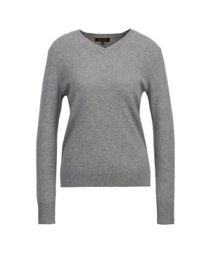 Der Kashmir V-Pullover von DINE 'N' DANCE vereint zeitlose Eleganz mit luxuriösem Tragekomfort. Aus hochwertigem Kashmir gefertigt, bietet er ein besonders weiches Gefühl auf der Haut. Der V-Ausschnitt sorgt für eine schmeichelhafte Passform und vielseitige Kombinationsmöglichkeiten – ideal für stilbewusste Looks.