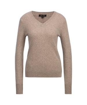 Der Kashmir V-Pullover von DINE 'N' DANCE vereint zeitlose Eleganz mit luxuriösem Tragekomfort. Aus hochwertigem Kashmir gefertigt, bietet er ein besonders weiches Gefühl auf der Haut. Der V-Ausschnitt sorgt für eine schmeichelhafte Passform und vielseitige Kombinationsmöglichkeiten – ideal für stilbewusste Looks.
