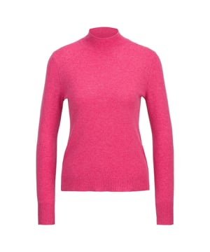 Der Rollkragenpullover aus Kashmir von DINE 'N' DANCE vereint luxuriöse Weichheit mit stilvollem Design. Das edle Kashmir-Material sorgt für außergewöhnliche Wärme und Komfort, während der klassische Rollkragen für eine elegante Silhouette sorgt. Ideal für kalte Tage, ohne auf Stil zu verzichten.