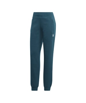 Womens adidas Originals Adicolor Essentials Fleece Slim Joggers in arctic night.You've probably said it before — that you wish you could wear sweat pants with everything. Here's the deal: you can. This pair from adidas can be mixed and matched with everything from a blazer to an oversized tee to a tailored button-down. The high-rise waist doesn't just provide comfort  it also offers even more versatility to how you style the minimalist joggers.  adidas cotton products support more sustainable cotton farming.- Slim-fitting  versatile joggers for all-day comfort and everyday styling.- Elasticated waistband with inner drawcord.- Side pockets.- Trefoil logo printed at left pocket.- Cosy feel.- Ribbed cuffs.- Slim fit.- Made with Better Cotton- 70% Cotton  30% Recycled polyester.  Machine washable.- Ref: IJ9818