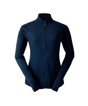 90% Polyester, 10% Elastane. Design: Logo, Plain. 170gsm. Fabric Technology: UV Protection. Neckline: Collared. Lightweight. Sleeve-Type: Long-Sleeved. Pockets: 2 Side Pockets, Zip. Fastening: Full Zip. UV Rating: UV 50+. 8 UK: 32 in. 10 UK: 34 in. 12 UK: 36 in. 14 UK: 38 in. 20 UK: 45 in. 18 UK: 43 in. 16 UK: 40 in.