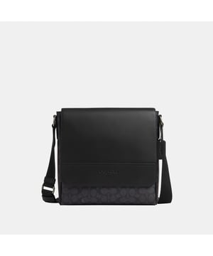 Houston Map Bag in Signature, Inside zip pocket, Outside slip pocket,  Length: 26.50 cm,  Width: 7.50 cm,  Height: 26.50 cm