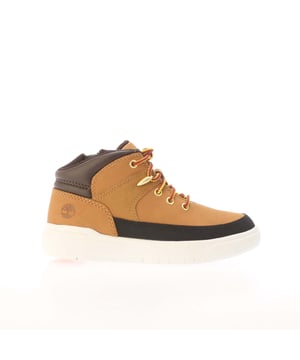 Kinder Timberland Seneca Bay Mid Lace-Up Zip Hiker Boots in tarwe.- Bovenwerk gemaakt van premium Timberland® leer.- 100% gerecycled PET veters.- OrthoLite® voetbed.- Ground-contact EVA tussenzool.- ReBOTL™ stoffen voering met 50% gerecycled PET plastic.- Rubberen loopzool.- Ref: A5RZM2311