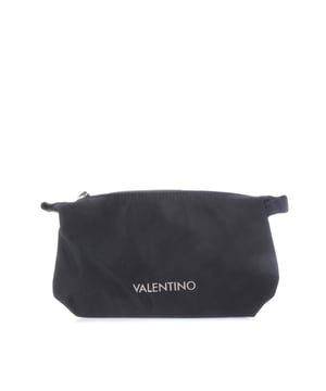 Valentino Olmo Soft Cosmetic Case in black.- Makeup bag closes with zipper.- Owns spacious main compartment.- VALENTINO logo.- Ref: VBE5KW612001