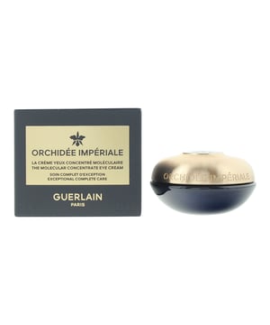 Guerlain Orchidée Impériale The Molecular Concentrate Eye Cream is a luxurious, high-performance treatment designed to target the delicate skin around the eyes. Infused with the brand's signature Orchidée Impériale technology, this eye cream helps to visibly reduce signs of aging, including fine lines, wrinkles, puffiness, and dark circles. Its lightweight yet rich formula works to rejuvenate and hydrate the skin, leaving the eye area looking smoother, more radiant, and revitalized.