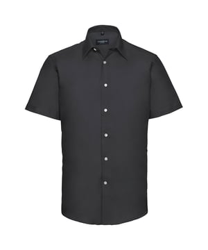 70% Katoen, 30% Polyester. Ontwerp: Eenvoudig. Bevestiging: Knop. Halslijn: Collared. Mouwtype: Korte mouwen. Gebogen zoom. Lengte: R.