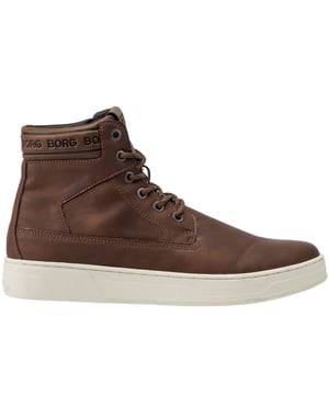 Zapatillas Bjorn Borg para él. Las zapatillas están fabricadas en piel sintética de alta calidad. El zapato tiene una plantilla de EVA, que proporciona una agradable amortiguación.