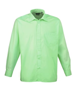 65% Polyester, 35% Katoen. Stof: Popeline, Weven. Ontwerp: Eenvoudig. Zakken: 1 borstzak. Bevestiging: Knop. Manchet: Geknoopt. Mouwtype: Met lange mouwen. Halslijn: Verstevigde kraag, Omgeslagen kraag. Zoom: Recht. Rugstuk, Easy-Care. 105gsm. Duurzaamheid: Amfori, BSCI, REACH, Sedex, WRAP Gecertificeerd.