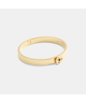 Tea Rose Hinged Bangle,  Length: 6.00 cm,  Height: 5.50 cm