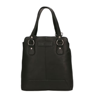 Bolso bandolera convertible en mochila de hombre. El cierre es con cremallera. Los bolsillos internos son dos con cremallera y dos abiertos. Los bolsillos externos son uno en la espalda con cremallera. La bandolera es ajustable en piel. El mango es de piel. Hay dos compartimentos internos. El material exterior es auténtica piel de becerro engrasada. Internamente está forrado en tejido 70% algodón - 30% poliéster. Medidas: 19x27x11 cm. Producto de moda