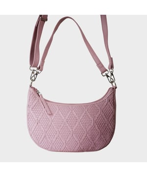 Indulge in luxury with the Assots Premium 'Wonder Weave' Real Leather Woven Designer Shoulder Crossbody Bag. Meticulously crafted with articulate weaving, this bag exudes sophistication and perfection. Its artisanal slot weave creates a unique sense of movement and texture, making it a versatile and luxurious everyday companion. Its versatile design allows it to be worn as a crossbody or shoulder bag, with detachable handles for convenience. Beautiful diamond shaped weaving with the finest full grain genuine leather. Detachable shoulder and crossbody handles to be worn as a crossbody bag or a shoulder bag. Lightweight. Secured zip closure opens to a fully lined and roomy compartment to accommodate all your essentials. Internal zip pocket for your smartphone, house keys and car keys. Available in 13 more elegant colours. Fittings Colour: Silver Nickel. Composition: Body: 100% Genuine Leather, Lining: Polyester. DISCLAIMER: All pictures shown are for illustration purpose only. Actual product colour may vary due to different ambience lighting or the screen display settings. Size- W29cm x H18cm x D8cm.