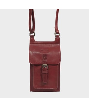 Introducing 'Myla', a lightweight and adjustable real leather phone crossbody bag. Perfect for a hands-free lifestyle, it features a tab over flap, a slip pocket and zip pocket for your essentials, and a convenient adjustable shoulder strap for comfortable carrying. Make everyday easier with 'Myla'.
Tab Over secured magnetic flap closure. Slip in pocket under the flap to slide in your essentials. One main compartment to fit in your mobile phone. 
Full length secured back zip pocket provides additional room to organise. Adjustable leather shoulder handles for a comfortable carry. Fittings Colour: Antique Brass. Composition: Body: 100% Genuine Leather. Lining: Polyester Mix.
DISCLAIMER : All pictures shown are for illustration purpose only. Actual product colour may vary due to different ambience lighting or the screen display settings. Size- W11.5cm x H21.5cm x D4.5cm.