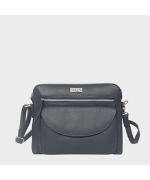 The Assots London chic 'JEAN' Real Soft Pebble Grain Leather Crossbody Bag is sure to upgrade your look. Handcrafted with meticulous attention to detail, its lightweight design is both elegant and functional. Its detachable shoulder handle and flap closure provide security and convenience, while an array of pockets - including a zip pocket and slip pocket - keep your essentials organised. Be the envy of others with this stylish bag. Secured main zip compartment opens to a roomy and lined interior to fit in all your essentials. Secured magnetic flap closure on the front provides extra room to organise your necessities. Secured zip pocket in the front provides easy access. Secured zip pocket at the back to slide in your essentials when you're out and about. Dog hook detachable and slider adjustable leather shoulder handle for a comfortable carry. Internal 3 credit card slots. Additional internal zip pocket for your mobile phone. Two internal slip pockets for your car keys and house keys. Adorned with the inimintable Assots London clean and neat finish silver logo metal plate. Fittings colour: Silver Nickel. Composition: Body: 100% Genuine Leather. Lining: Pure Cotton. DISCLAIMER : All pictures shown are for illustration purpose only. Actual product colour may vary due to different ambience lighting or the screen display settings. Size - W26cm x H21cm x D4.5cm.