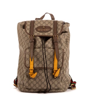Gucci Taschen Web Backpack  Rucksack und Beige Beschichtete Leinwand und Gold hardware. Das Produkt ist auf In Perfecte Staat (AA).
  Abmessungen: 27x40x13 cm 
  Zubehör inklusive: NONE
  
  BrandCo Paris hat seltene Artikel und die besten Konditionen zu unglaublichen Preisen vorgestellt. ¡Vale la pena tener paciencia! Kaufen Sie mit Vertrauen: Alle Artikel von BrandCo Paris sind von unserem Expertenteam ausgewählt und authentisch.
  Alle Artikel enthalten ein Echtheitszertifikat und wurden von BrandCo Paris übernommen.
  Tabelle zur Klassifizierung des Artikelzustands
  N (wie neu)
  AA (perfekter Zustand)
  A (ausgezeichneter Zustand)
  AB (sehr guter Zustand)
  B (gut/mittelmäßig)