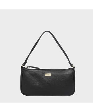 The 'Zera' 80s baguette bag is beautifully handcrafted from full grain genuine leather. This trendy slim leather shoulder bag features a metal zipper on top to ensure your belongings are kept safe and hassle-free. The lightweight mini 'Zera' is a must-have to your retro handbags and is seen styled by most celebrities. Style it up with 'Zera' the perfect compact leather shoulder bag ideal for all events and occasions.
Secured metal zip top closure opens to a fully branded lined interior. Double Stitching on the handles for extra reinforcement. Reinforced base to avoid bulging when stuffed. Leather shoulder handle for easy pick up and go. Adorned with the inimitable Assots London brushed gold clean finish logo demonstrating its premium quality. Fittings colour: Clean Brass. Composition: Body: 100% Genuine Leather. Lining: Polyester lining.
DISCLAIMER: All pictures shown are for illustration purposes only. Actual product colour may vary due to different ambience lighting or the screen display settings. Size- W27.5cm x H14cm x D5cm.