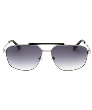 Lens Width = 61mm, Nose Bridge Width = 14mm, Arm Length = 140mm, Experience luxury and sophistication with the Sunglass. Crafted from the finest materials, these sleek sunglasses feature 100% UVA/UVB protection and refined metallic accents., Sunglasses, Sunglasses Case, Cleaning Cloth and Care Instructions all Included, 100% Protection Against UVA &amp; UVB Sunlight and Conform to British Standard EN 1836:2005, Silver Sunglass