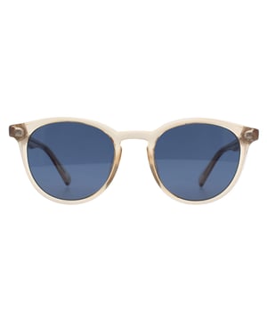 Banana Republic Round Unisex Crystal Beige Blue BR 4006/S  Sunglasses feature a sleek, bold frame that brings a modern twist to classic eyewear. Offering both style and superior sun protection, theyâ€™re perfect for any fashion-forward individual.