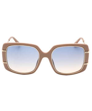 Lens Width = 57mm, Nose Bridge Width = 20mm, Arm Length = 140mm, Experience luxury and sophistication with the Sunglass. Crafted from the finest materials, these sleek sunglasses feature 100% UVA/UVB protection and refined metallic accents., Sunglasses, Sunglasses Case, Cleaning Cloth and Care Instructions all Included, 100% Protection Against UVA &amp; UVB Sunlight and Conform to British Standard EN 1836:2005, Beige Sunglass