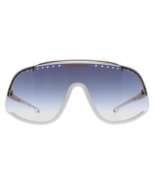 Las gafas de sol Carrera Shield Mens Blue Gold Blue Gold Mirror Gradient Flaglab 16 presentan una montura nítida y moderna que combina moda y funcionalidad. Con una excelente protección solar y un ajuste cómodo, son perfectas para cualquier ocasión soleada.
