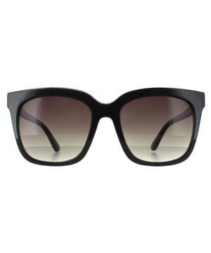 Smarty Square Womens Black with Silver Edging Grey SB2314  Sunglasses are designed for those who seek both style and practicality. Featuring a sleek, modern frame, these sunglasses offer a lightweight yet durable build that ensures a comfortable and secure fit for all-day wear. The high-quality lenses provide excellent UV protection, keeping your eyes safe from harmful sun exposure.