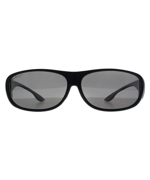 Montana Rectangle Unisex Shiny Black Smoke Polarized FO2 Fitover Zonnebrillen zijn de perfecte oplossing voor diegenen die bescherming tegen de zon nodig hebben zonder hun bril op recept op te offeren. Deze lichtgewicht, duurzame fitovers passen comfortabel over de meeste brillen en bieden uitstekende UV-bescherming, zodat je ogen beschermd zijn tegen schadelijke blootstelling aan de zon. Met een slank, modern ontwerp bieden ze een stijlvolle en functionele manier om schittering te verminderen en de visuele helderheid in heldere omstandigheden te verbeteren.