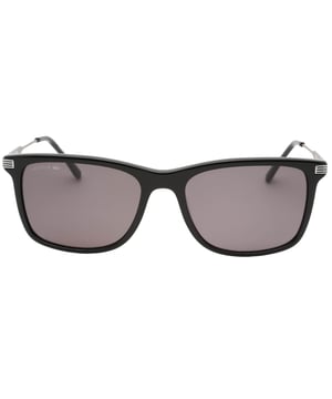 Lens Width = 56mm, Nose Bridge Width = 18mm, Arm Length = 140mm, Experience luxury and sophistication with the Sunglass. Crafted from the finest materials, these sleek sunglasses feature 100% UVA/UVB protection and refined metallic accents., Sunglasses, Sunglasses Case, Cleaning Cloth and Care Instructions all Included, 100% Protection Against UVA &amp; UVB Sunlight and Conform to British Standard EN 1836:2005, Black Sunglass
