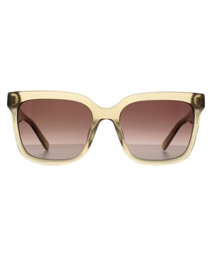 Banana Republic Square Womens Crystal Green Brown Gradient BR 3006/S  Sunglasses feature a stylish, high-fashion frame that combines bold lines with comfort. They are perfect for individuals who want to make a statement while enjoying superior sun protection.