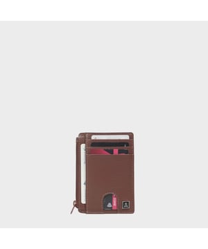 The Assots 'Lynn' in Nappa genuine leather is designed with longevity in mind. Beautifully handcrafted from premium soft leather, this credit card holder provides a compact way to store your essential cards and notes. Slipping neatly into your pocket, the 'Lynn' is equipped with the latest RFID technology.
Seven credit card slots. One window I.D slot. Secured zip compartment. Extremely lightweight and slim.  Fitted with RFID lining to help protect your card data from unwanted scanning. Fully lined matching lining fabric. Adorned with an inimitable Assots London metal logo branding. Composition: Body: 100% Genuine Leather. Lining: Polyester.
DISCLAIMER : All pictures shown are for illustration purpose only. Actual product colour may vary due to different ambience lighting or the screen display settings. Size- W11.5cm x H8.5cm.