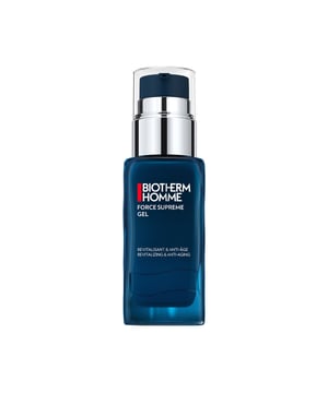 Biotherm Homme Force Supreme Anti-Aging Moisturising Gel is a revitalising skincare solution tailored for men aiming to combat visible signs of aging. Its ultra-fresh, lightweight gel texture ensures rapid absorption without leaving any greasy or sticky residue, making it ideal for daily use.

Suitable For All skin types, including sensitive skin.

Key Benefits:

Targets wrinkles, loss of firmness, and dullness, promoting a more youthful appearance.  
Clinically proven to increase skin tonicity by 23% and firmness by 14% after regular use. 
Leaves skin looking revitalised, radiant, and more supple.  

How to Apply 

Begin with thoroughly cleansed skin. 
Pump a small amount of the gel into the palm of your hand. 
Using both hands, smooth the gel over your face, starting from the centre and moving outward. 
Gently apply any remaining product to your neck area.  

Apply every morning and/or evening. The gel can be used alone or before your regular moisturiser.