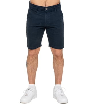 Upgrade your warm-weather wardrobe with the Enzo Men's Chino Shorts, designed for both style and comfort. Featuring a slim fit and crafted from stretch fabric, these shorts offer ease of movement and a sleek look. Practicality meets sophistication with two side slash pockets and two back welt pockets, providing ample storage for your essentials. The zip fly fastening ensures a secure and classic finish. (647)