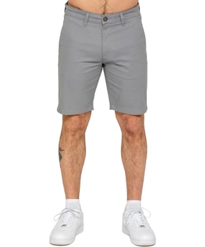 Upgrade your warm-weather wardrobe with the Enzo Men's Chino Shorts, designed for both style and comfort. Featuring a slim fit and crafted from stretch fabric, these shorts offer ease of movement and a sleek look. Practicality meets sophistication with two side slash pockets and two back welt pockets, providing ample storage for your essentials. The zip fly fastening ensures a secure and classic finish. (647)