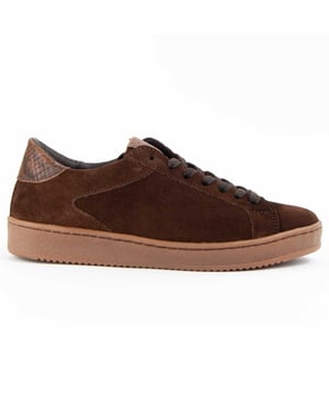 Purapiel warranty, 10-year guarantee. Women's casual sneaker. Exterior made of natural leather. Comfortable fit. Manufactured by other brands for our brand.