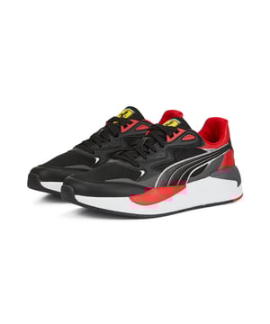 PRODUCT STORY: Our street-meets-motorsport family just keeps growing. The Scuderia Ferrari Race X-Ray Speed is as swift, light and slick as an F1 racer, with an injection-moulded CMEVA midsole and non-slip rubber outsole for maximum stability. The design takes cues from one of our most iconic shoes – the X-Ray – and combines an explosive mix of materials on the upper with a stylish, chunky frame and an iconic Scuderia Ferrari badge. FEATURES & BENEFITS: CMEVA: PUMA's compression-moulded EVA material for lightweight performance. DETAILS: Low boot; Mesh, suede and synthetic upper; Injection-moulded CMEVA midsole; Rubber outsole; Lace closure for a snug fit; PUMA Formstrip at lateral side; Scuderia Ferrari badge at tongue.