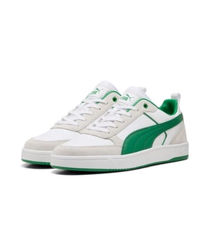 PRODUCT STORY: Sport-inspired shoes for life on the go. The PUMA Dribble SD sneakers blend sleek style and everyday comfort so you can focus on the important things. DETAILS: Regular fit; Mid boot; Flat heel; Lace closure; PUMA branding details.