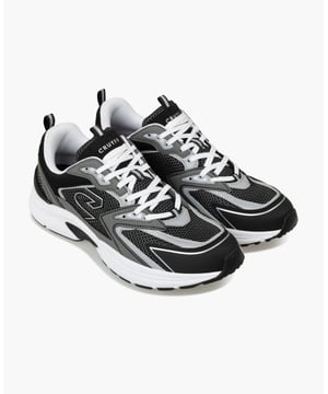 Sneaker met een ademend bovenwerk van titanium mesh voor duurzaamheid en stijl. Deze sneakers hebben een uitneembare binnenzool met kussentjes voor meer comfort en ondersteuning. De rubberen zool zorgt voor betrouwbare tractie en stabiliteit,
