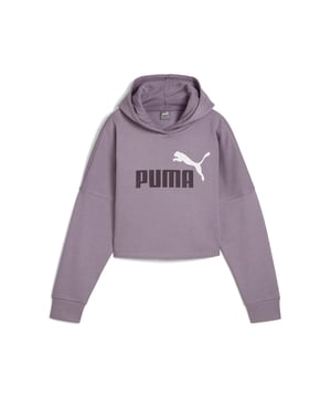 PRODUCT STORY: Hit all this season's style notes in this Essentials favourite. Simple but spot-on, it combines an on-trend relaxed fit with a cropped cut and a two-tone logo in pride of place. FEATURES & BENEFITS: Made with at least 20% recycled materials. DETAILS: Relaxed fit; Hooded neckline; Ribbed cuffs; PUMA No. 1 Logo rubber print on the chest.  Our model is 150 cm tall and is wearing size 152 RUS.