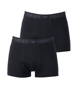 Die Boxershorts sind eng anliegend und besitzen an der Hüfte einen Gummizug mit Top Gun Logo. Hierbei handelt es sich um einen Doppelpack in verschiedenen Farbkombinationen.