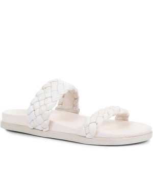 In equal parts cool and comfortable, the Madeira platform sandals boast a bold silhouette that will step you through hot days and holidays. Artfully braided with butter soft leathers, the duo of quilted straps make the perfect pairing with cropped denim jeans or flowing summer dresses. Complete with a moulded leather footbed that's been shaped to fit and cushion your form.