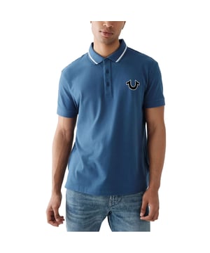 True Religion Mens Polo Shirt
Style Code:  107125
100% Cotton
Made in India
Signature Horseshoe on The Chest
Classic Buddha Logo on The Back.
Short Sleeve
Ribbed Collare & Sleeve
Soft Cotton Fabric
Regular Fit
Machine Washable
Split Side Hem