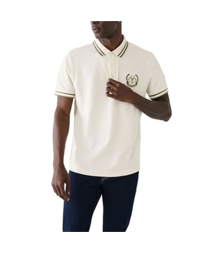True Religion Mens Polo Shirt
Style Code: 107628
100% Cotton
Made in India
Embroidered Buddha in Laurel Design on The Chest
Short Sleeve
Ribbed Collare & Sleeve
Soft Cotton Fabric
Regular Fit
Machine Washable
Split Side Hem